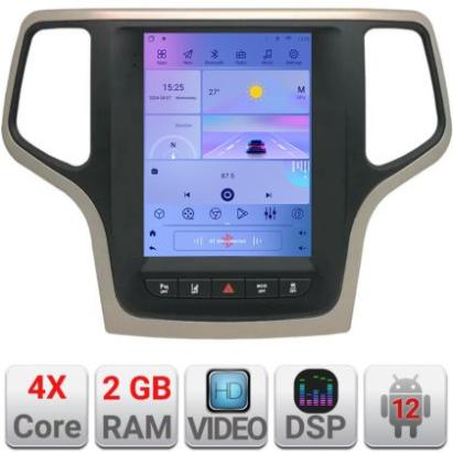 Navigatie Jeep Grand Cherokee 2014-2019, Qled 9.7", ,Quad core 2Gb RAM, 32Gb CarStore Technology