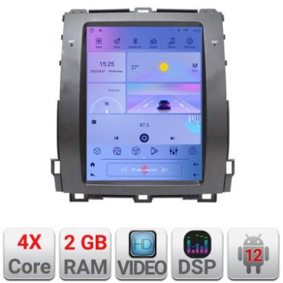 Navigatie Toyota Prado J120 low tip tesla radio gps internet 4 Core carplay android auto 2+32 kit-tesla-456-low+EDT- v1 CarStore Technology