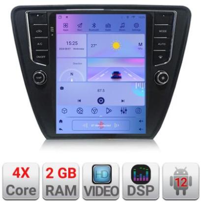 Navigatie Skoda Octavia 3,Qled 9.7",,Quad core 2Gb RAM,32Gb Hdd,4G,DSP,Carplay,Bluetooth CarStore Technology