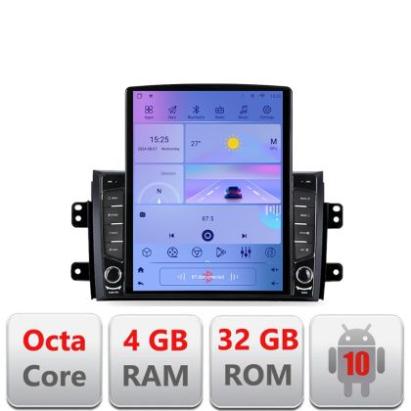 Navigatie Suzuki SX4 2006-2013 KIT-124 ecran tip TESLA 9.7" 8 core 4+32 4G DSP Android Radio Bluetooth Internet GPS WIFI CarStore Technology