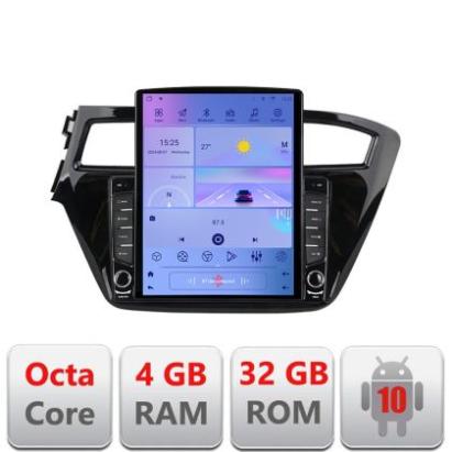 NavigatieHyundai I20 2015-2018 KIT-517 ecran tip TESLA 9.7" 8 core 4+32 4G DSP Android Radio Bluetooth Internet GPS WIFI CarStore Technology
