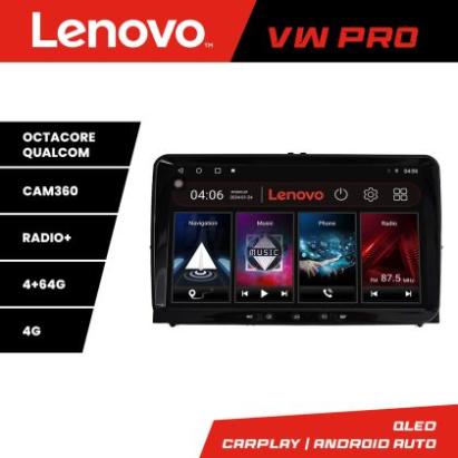 Navigatie dedicata VW Skoda Seat Lenovo VW PRO ecran 9" Qled Android 8 core 4+64 4G DSP 360 Wifi radio usb BT GPS carplay android auto CarStore Technology