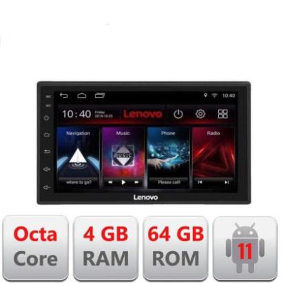 Navigatie universala Lenovo PRO ecran 7" Qled Android 8 core 4+64 4G DSP 360 Wifi radio usb BT GPS carplay android auto CarStore Technology