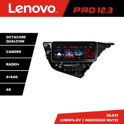 Navigatie Toyota Camry 2017-2021 Lenovo PRO 4+64 12.3 inch qled android 4G DSP gps internet  Kit-camry-2018 CarStore Technology