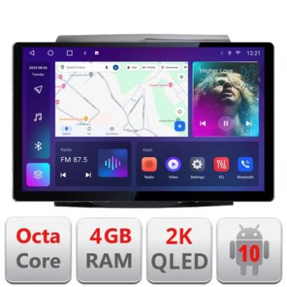 Navigatie Toyota Land Cruiser V8 L200 2008-2019 Edotec 4+32 2K 13 inch qled android 4G DSP gps internet  Kit-381-type-a CarStore Technology