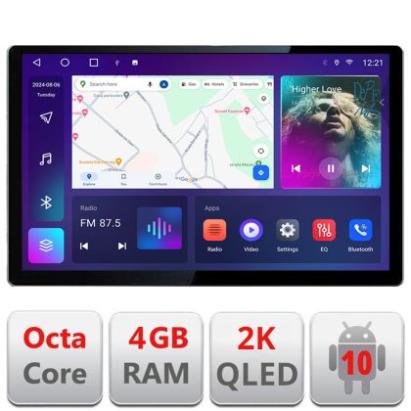 Navigatie Smart For Two 2005-2010 Edotec 4+32 2K 13 inch qled android 4G DSP gps internet  Kit-smart05 CarStore Technology