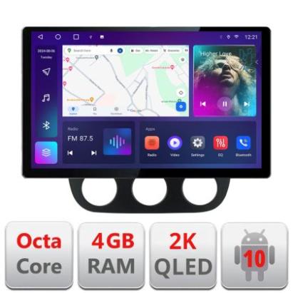 Navigatie dedicata Edonav VW Golf 5 2004-2010 clima automatica, Ecran 2K QLED 13",Octacore,4Gb RAM,32Gb Hdd,4G,360,DSP,Carplay,Bluetooth CarStore Technology