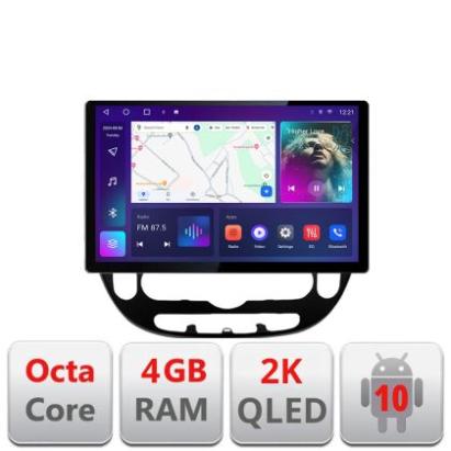 Navigatie dedicata Edonav Kia Soul 2014-2019, Ecran 2K QLED 13",Octacore,4Gb RAM,32Gb Hdd,4G,360,DSP,Carplay,Bluetooth CarStore Technology