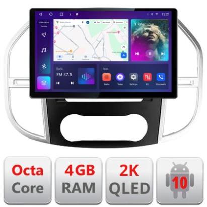Navigatie dedicata Mercedes Vito w447 2016- Edonav ecran 13" 2K 8 si 128 Android Waze USB Navigatie 4G 360 Toslink Youtube Radio KIT-w447 si EDT-E513-PRO CarStore Technology