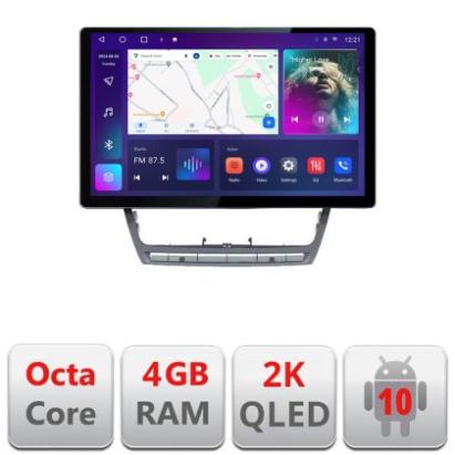 Navigatie dedicata Skoda Octavia 2 2005-2013 N-005 Edonav ecran 13" 2K 8 si 128 Android Waze USB Navigatie 4G 360 Toslink Youtube CarStore Technology