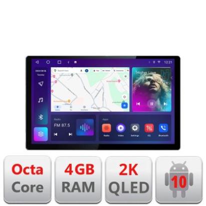 Navigatie dedicata Toyota RAV4 N-018 Edonav ecran 13" 2K 8 si 128 Android Waze USB Navigatie 4G 360 Toslink Youtube Radio KIT-018 si CarStore Technology