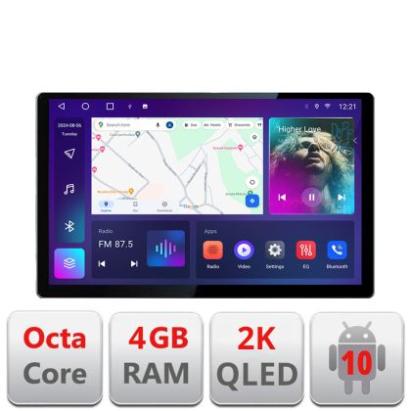 Navigatie dedicata Audi A3 8P Quad Core N-049 Edonav ecran 13" 2K 8 si 128 Android Waze USB Navigatie 4G 360 Toslink Youtube Radio CarStore Technology