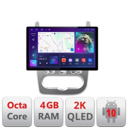 Navigatie dedicata Dacia Duster 2010-2012 N-099 Edonav ecran 13" 2K 8 si 128 Android Waze USB Navigatie 4G 360 Toslink Youtube Rad CarStore Technology