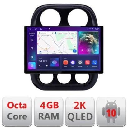 Navigatie dedicata Jeep Compass 2010-2016 N-2500 Edonav ecran 13" 2K 8 si 128 Android Waze USB Navigatie 4G 360 Toslink Youtube Ra CarStore Technology