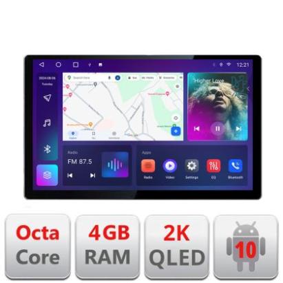 Navigatie dedicata Peugeot 307 N-307 Edonav ecran 13" 2K 8 si 128 Android Waze USB Navigatie 4G 360 Toslink Youtube Radio KIT-307 si CarStore Technology