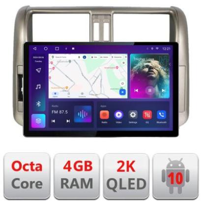 Navigatie dedicata Toyota Prado 2010-2013 N-347 Edonav ecran 13" 2K 8 si 128 Android Waze USB Navigatie 4G 360 Toslink Youtube Rad CarStore Technology