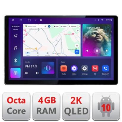 Navigatie dedicata VW Golf 7 N-491 Edonav ecran 13" 2K 8 si 128 Android Waze USB Navigatie 4G 360 Toslink Youtube Radio KIT-491 si ED CarStore Technology