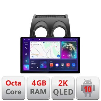 Navigatie dedicata Nissan Qashqai N-499 Edonav ecran 13" 2K 8 si 128 Android Waze USB Navigatie 4G 360 Toslink Youtube Radio KIT-4 CarStore Technology