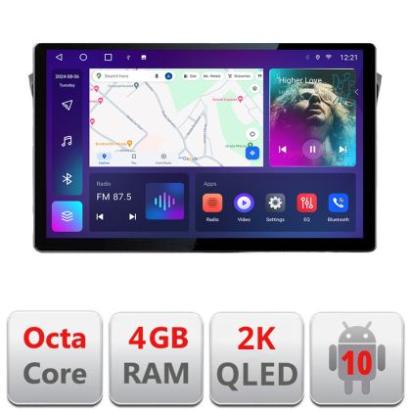 Navigatie dedicata Fiat 500 2015-2021 N-500new Edonav ecran 13" 2K 8 si 128 Android Waze USB Navigatie 4G 360 Toslink Youtube Radi CarStore Technology