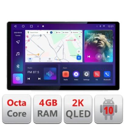 Navigatie dedicata Skoda Fabia 2015- N-541 Edonav ecran 13" 2K 8 si 128 Android Waze USB Navigatie 4G 360 Toslink Youtube Radio KI CarStore Technology