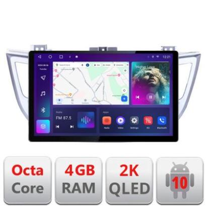 Navigatie dedicata Hyundai Tucson N-546 Edonav ecran 13" 2K 8 si 128 Android Waze USB Navigatie 4G 360 Toslink Youtube Radio KIT-5 CarStore Technology