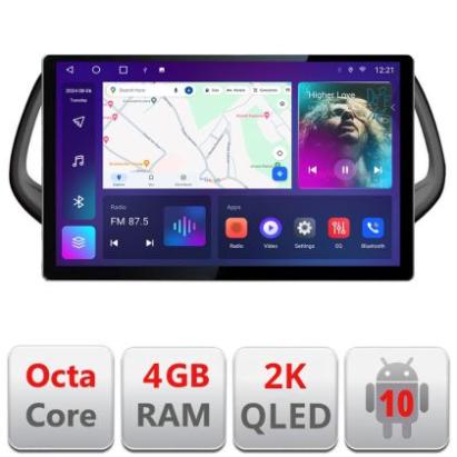 Navigatie dedicata Jeep Compass 2017 N-739 Edonav ecran 13" 2K 8 si 128 Android Waze USB Navigatie 4G 360 Toslink Youtube Radio KI CarStore Technology