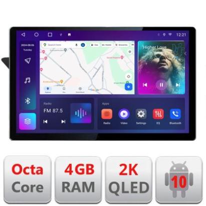Navigatie dedicata Audi A4 2008-2016 NON-MMI N-A4 Edonav ecran 13" 2K 8 si 128 Android Waze USB Navigatie 4G 360 Toslink Youtube R CarStore Technology