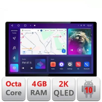 Navigatie dedicata Seat Ateca Edonav ecran 13" 2K 8 si 128 Android Waze USB Navigatie 4G 360 Toslink Youtube Radio KIT-ateca si EDT-E CarStore Technology