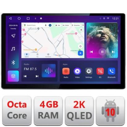 Navigatie dedicata Skoda Fabia 2 2009-2014 Edonav ecran 13" 2K 8 si 128 Android Waze USB Navigatie 4G 360 Toslink Youtube Radio KI CarStore Technology