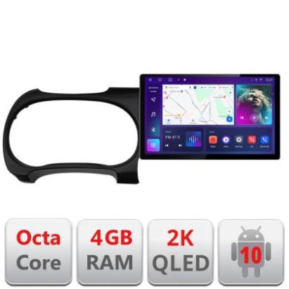 Navigatie dedicata Hyundai I10 2020 N-I10 Edonav ecran 13" 2K 8 si 128 Android Waze USB Navigatie 4G 360 Toslink Youtube Radio KIT CarStore Technology