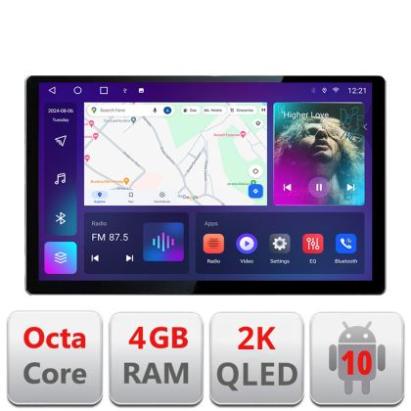 Navigatie dedicata Seat Ibiza 2017- N-IBZ Edonav ecran 13" 2K 8 si 128 Android Waze USB Navigatie 4G 360 Toslink Youtube Radio KIT CarStore Technology