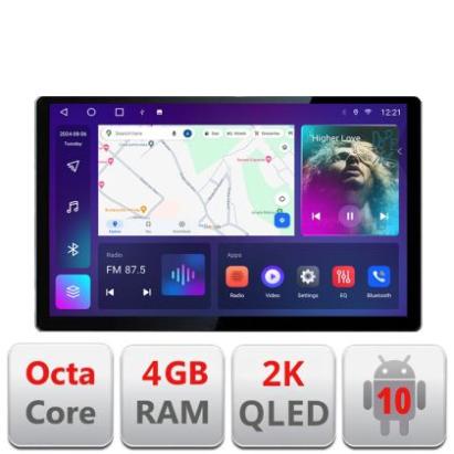 Navigatie dedicata Nissan Micra  2014-2019 Edonav ecran 13" 2K 8 si 128 Android Waze USB Navigatie 4G 360 Toslink Youtube Radio KI CarStore Technology