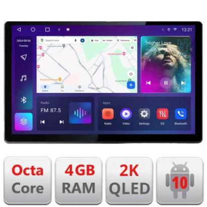 Navigatie dedicata Audi Q5 2008-2016 NON-MMI N-Q5 Edonav ecran 13" 2K 8 si 128 Android Waze USB Navigatie 4G 360 Toslink Youtube R CarStore Technology