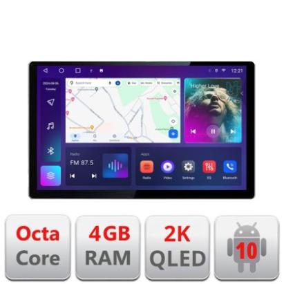 Navigatie dedicata Toyota RAV4 2018 Edonav ecran 13" 2K 8 si 128 Android Waze USB Navigatie 4G 360 Toslink Youtube Radio KIT-RAV4 si CarStore Technology