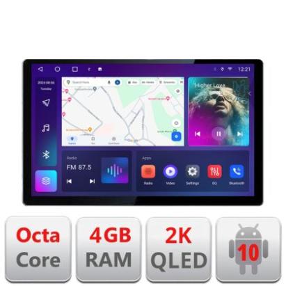 Navigatie dedicata Smart For Two 2015- N-Smart15 Edonav ecran 13" 2K 8 si 128 Android Waze USB Navigatie 4G 360 Toslink Youtube Ra CarStore Technology