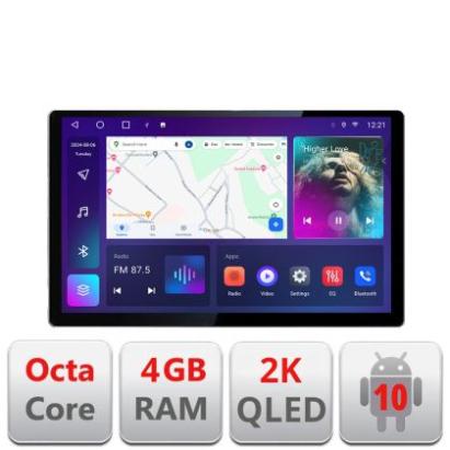 Navigatie dedicata Toyota Verso  2004-2009 Edonav ecran 13" 2K 8 si 128 Android Waze USB Navigatie 4G 360 Toslink Youtube Radio KI CarStore Technology