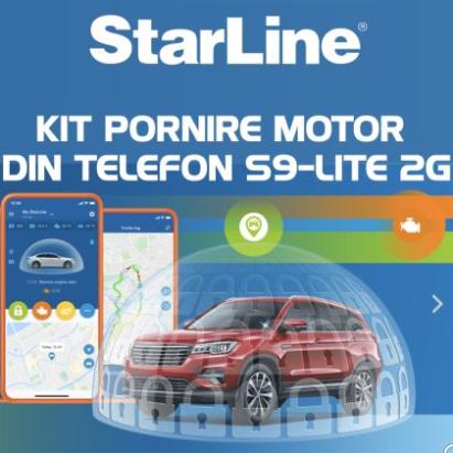 Kit pornire motor Opel Combo Combo E 2018-, aplicatie telefon 2G (montaj inclus) - Starline S9 2G CarStore Technology