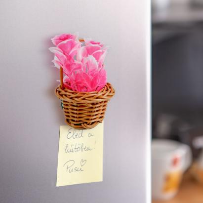 Decor din plante artificiale - magnetic - modele variate - 7 x 4,7 x 4,7 cm Best CarHome