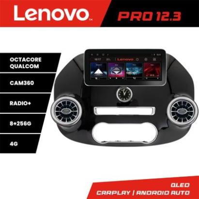 Navigatie Mercedes Vito 2016- format V Klass Lenovo PRO ecran 12.3 8+256 DSP 4G internet DSP Fibra optica CarStore Technology