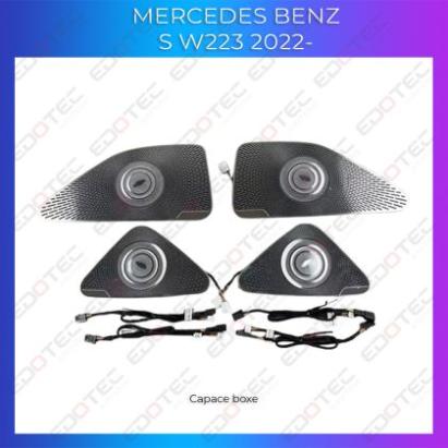 Lumini ambientale Mercedes W223-02-LONG 2022-2025 dedicat capace boxe control telefon sau sistem original CarStore Technology