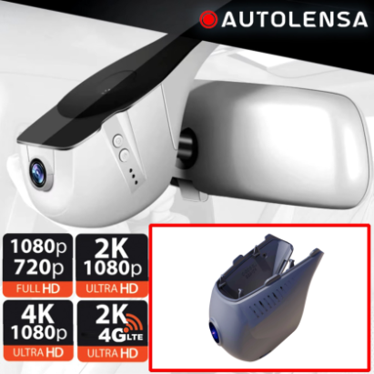 Cameră DVR Tesla Model S 2017, cameră față 1080p Autolensa, Model 24/7  Negru TSL03 CarStore Technology