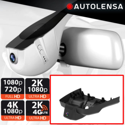 Cameră DVR Ford Mustang Mach-E 2021-24, cameră față 1080p Autolensa, Model 24/7  Negru FD19 CarStore Technology