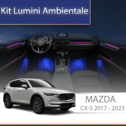 Lumini ambientale Mazda CX-5 2017-2023 dedicat set complet control telefon sau sistem original CarStore Technology