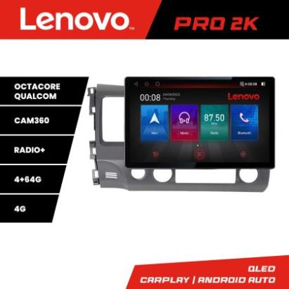 Navigatie Honda Civic 2005-2011 K-044 Lenovo PRO 4+64 13 inch 2K android 4G DSP gps internet CarStore Technology