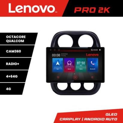 Navigatie Jeep Compass 2010-2016 Manual K-2500 Lenovo PRO 4+64 13 inch 2K android 4G DSP gps internet 32 CarStore Technology