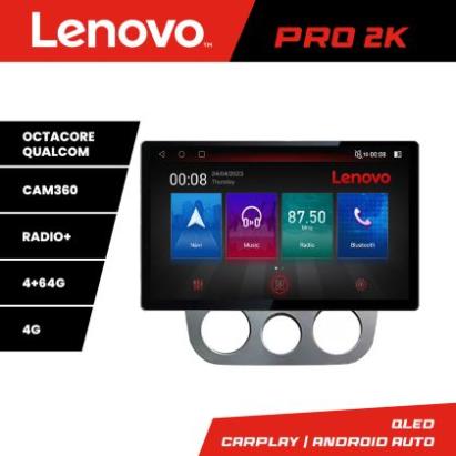 Navigatie VW Golf 5 2004-2010 clima manuala Lenovo PRO 4+64 13 inch 2K android 4G DSP gps internet  KIT-golf5-manual CarStore Technology