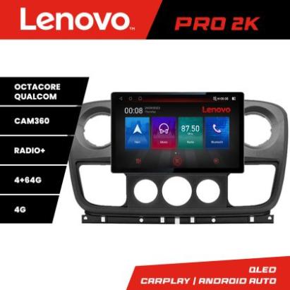 Navigatie Opel Movano, Renault Master 2010-2021 Lenovo PRO 4+64 13 inch 2K android 4G DSP gps internet CarStore Technology