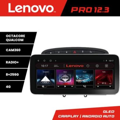 Navigatie Peugeot 308 K-038 Lenovo PRO 8+256 12.3 inch qled android 4G DSP gps internet  8Core CarStore Technology