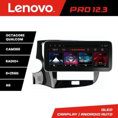 Navigatie Mitsubishi Outlander 2014- K-1230 Lenovo PRO 8+256 12.3 inch qled android 4G DSP gps internet CarStore Technology