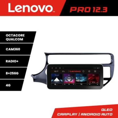 Navigatie Kia Rio K-504 Lenovo PRO 8+256 12.3 inch qled android 4G DSP gps internet  8Core CarStore Technology